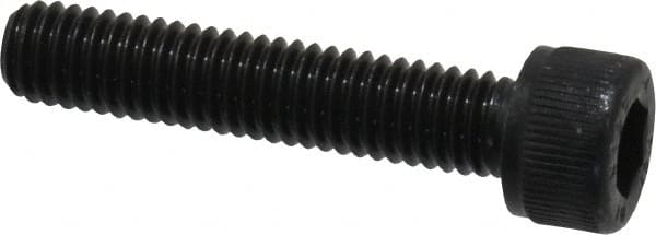 Unbrako - M6x1.00 Metric Coarse Hex Socket Drive, Socket Cap Screw - Grade 12.9 Alloy Steel, Black Oxide Finish, 30mm Length Under Head - Americas Industrial Supply