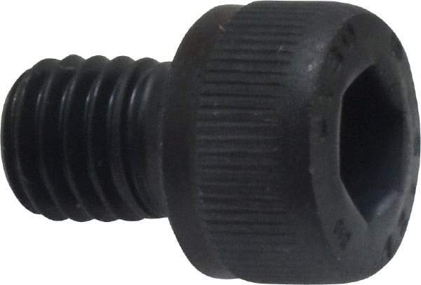 Unbrako - M8x1.25 Metric Coarse Hex Socket Drive, Socket Cap Screw - Grade 12.9 Alloy Steel, Black Oxide Finish, 10mm Length Under Head - Americas Industrial Supply