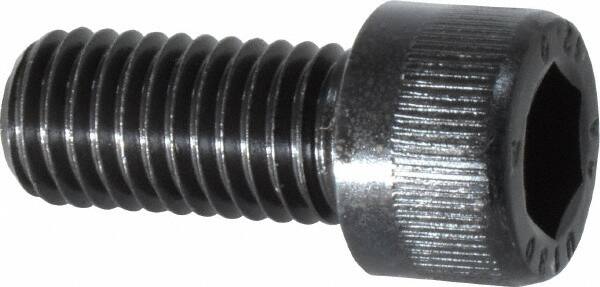 Unbrako - M12x1.75 Metric Coarse Hex Socket Drive, Socket Cap Screw - Grade 12.9 Alloy Steel, Black Oxide Finish, 25mm Length Under Head - Americas Industrial Supply