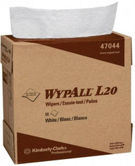 WypAll - L20 Dry General Purpose Wipes - Pop-Up, 16-3/4" x 9" Sheet Size, White - Americas Industrial Supply