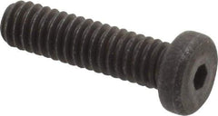 Unbrako - #8-32 UNC Hex Socket Drive, Low Socket Cap Screw - Alloy Steel, Black Oxide Finish, 5/8" Length Under Head - Americas Industrial Supply