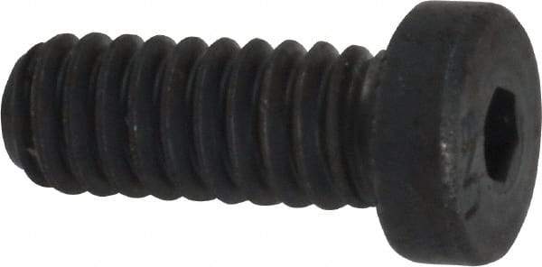 Unbrako - 1/4-20 UNC Hex Socket Drive, Low Socket Cap Screw - Alloy Steel, Black Oxide Finish, 5/8" Length Under Head - Americas Industrial Supply