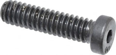 Unbrako - 1/4-20 UNC Hex Socket Drive, Low Socket Cap Screw - Alloy Steel, Black Oxide Finish, 1" Length Under Head - Americas Industrial Supply
