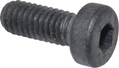 Unbrako - M4x0.70 Metric Coarse Hex Socket Drive, Low Socket Cap Screw - Grade 10.9 Alloy Steel, Black Oxide Finish, 10mm Length Under Head - Americas Industrial Supply