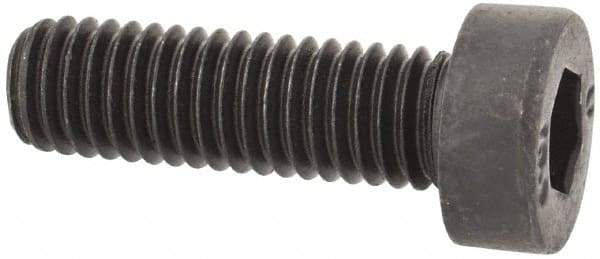 Unbrako - M5x0.80 Metric Coarse Hex Socket Drive, Low Socket Cap Screw - Grade 10.9 Alloy Steel, Black Oxide Finish, 16mm Length Under Head - Americas Industrial Supply