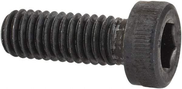 Unbrako - M6x1.00 Metric Coarse Hex Socket Drive, Low Socket Cap Screw - Grade 10.9 Alloy Steel, Black Oxide Finish, 16mm Length Under Head - Americas Industrial Supply