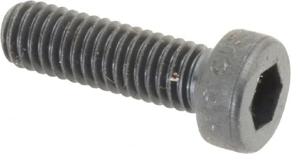 Unbrako - M6x1.00 Metric Coarse Hex Socket Drive, Low Socket Cap Screw - Grade 10.9 Alloy Steel, Black Oxide Finish, 20mm Length Under Head - Americas Industrial Supply