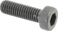 Unbrako - M6x1.00 Metric Coarse Hex Socket Drive, Low Socket Cap Screw - Grade 10.9 Alloy Steel, Black Oxide Finish, 20mm Length Under Head - Americas Industrial Supply