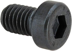 Unbrako - M8x1.25 Metric Coarse Hex Socket Drive, Low Socket Cap Screw - Grade 10.9 Alloy Steel, Black Oxide Finish, 12mm Length Under Head - Americas Industrial Supply