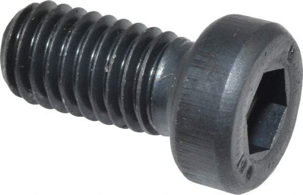 Unbrako - M8x1.25 Metric Coarse Hex Socket Drive, Low Socket Cap Screw - Grade 10.9 Alloy Steel, Black Oxide Finish, 16mm Length Under Head - Americas Industrial Supply