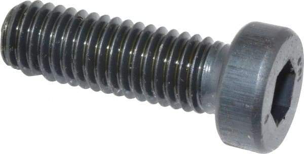 Unbrako - M8x1.25 Metric Coarse Hex Socket Drive, Low Socket Cap Screw - Grade 10.9 Alloy Steel, Black Oxide Finish, 25mm Length Under Head - Americas Industrial Supply