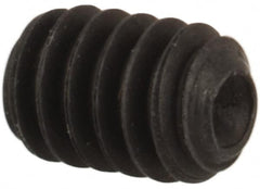 Unbrako - #2-56 UNC, 1/8" OAL, Cup Point Set Screw - Grade 8 Alloy Steel, 0.035" Key - Americas Industrial Supply