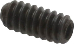 Unbrako - #4-40 UNC, 1/4" OAL, Cup Point Set Screw - Grade 8 Alloy Steel, 0.05" Key - Americas Industrial Supply