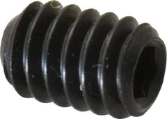 Unbrako - #5-40 UNC, 3/16" OAL, Cup Point Set Screw - Grade 8 Alloy Steel, 1/16" Key - Americas Industrial Supply