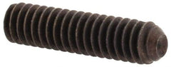 Unbrako - #5-40 UNC, 1/2" OAL, Cup Point Set Screw - Grade 8 Alloy Steel, 1/16" Key - Americas Industrial Supply