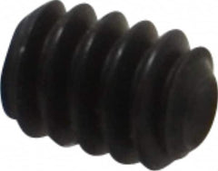 Unbrako - #6-32 UNC, 3/16" OAL, Cup Point Set Screw - Grade 8 Alloy Steel, 1/16" Key - Americas Industrial Supply