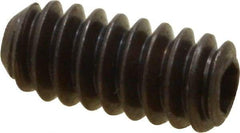 Unbrako - #6-32 UNC, 5/16" OAL, Cup Point Set Screw - Grade 8 Alloy Steel, 1/16" Key - Americas Industrial Supply