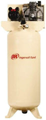 Ingersoll-Rand - 3 hp, 60 Gal Stationary Electric Vertical Air Compressor - Single Phase, 135 Max psi, 230 Volt - Americas Industrial Supply