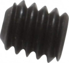Unbrako - #8-32 UNC, 3/16" OAL, Cup Point Set Screw - Grade 8 Alloy Steel, 5/64" Key - Americas Industrial Supply