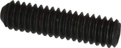 Unbrako - #8-32 UNC, 5/8" OAL, Cup Point Set Screw - Grade 8 Alloy Steel, 5/64" Key - Americas Industrial Supply