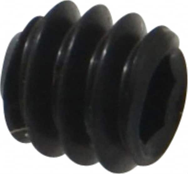 Unbrako - #10-24 UNC, 3/16" OAL, Cup Point Set Screw - Grade 8 Alloy Steel, 3/32" Key - Americas Industrial Supply