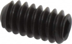 Unbrako - #10-24 UNC, 3/8" OAL, Cup Point Set Screw - Grade 8 Alloy Steel, 3/32" Key - Americas Industrial Supply