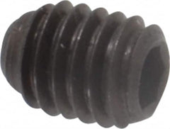 Unbrako - #10-32 UNF, 1/4" OAL, Cup Point Set Screw - Grade 8 Alloy Steel, 3/32" Key - Americas Industrial Supply