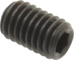 Unbrako - #10-32 UNF, 5/16" OAL, Cup Point Set Screw - Grade 8 Alloy Steel, 3/32" Key - Americas Industrial Supply