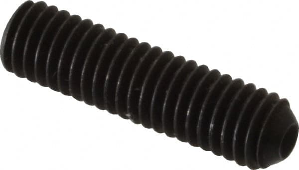 Unbrako - #10-32 UNF, 3/4" OAL, Cup Point Set Screw - Grade 8 Alloy Steel, 3/32" Key - Americas Industrial Supply