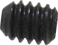 Unbrako - 1/4-20 UNC, 5/16" OAL, Cup Point Set Screw - Grade 8 Alloy Steel, 1/8" Key - Americas Industrial Supply