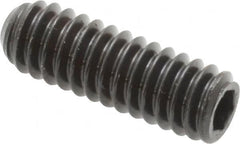 Unbrako - 1/4-20 UNC, 3/4" OAL, Cup Point Set Screw - Grade 8 Alloy Steel, 1/8" Key - Americas Industrial Supply