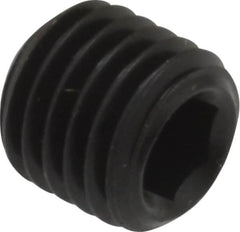Unbrako - 5/16-24 UNF, 5/16" OAL, Cup Point Set Screw - Grade 8 Alloy Steel, 3/32" Key - Americas Industrial Supply