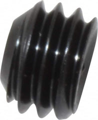 Unbrako - 3/8-16 UNC, 1/4" OAL, Cup Point Set Screw - Grade 8 Alloy Steel, 3/16" Key - Americas Industrial Supply