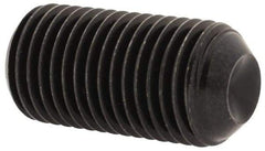 Unbrako - 3/8-24 UNF, 3/4" OAL, Cup Point Set Screw - Grade 8 Alloy Steel, 3/16" Key - Americas Industrial Supply