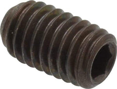 Unbrako - 7/16-14 UNC, 3/4" OAL, Cup Point Set Screw - Grade 8 Alloy Steel, 7/32" Key - Americas Industrial Supply