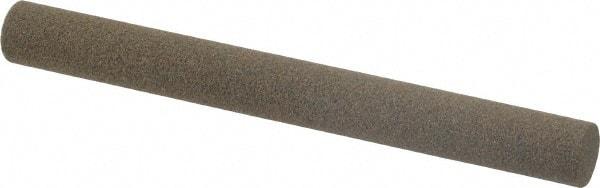 Norton - 4" Long x 3/8" Diam x 3/8" Thick, Aluminum Oxide Sharpening Stone - Round, Coarse Grade - Americas Industrial Supply
