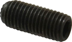 Unbrako - 5/16-24 UNF, 3/4" OAL, Knurled Cup Point Set Screw - Grade 8 Alloy Steel, 5/32" Key - Americas Industrial Supply