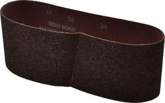 Norton - 4" Wide x 24" OAL, 36 Grit, Aluminum Oxide Abrasive Belt - Aluminum Oxide, Very Coarse, Coated, X Weighted Cloth Backing, Series R228 - Americas Industrial Supply