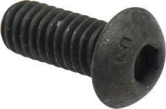 Unbrako - 5/16-18 UNC Hex Socket Drive, Button Screw - Alloy Steel, Black Oxide Finish, 3/4" Length Under Head - Americas Industrial Supply
