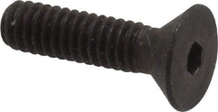 Unbrako - #8-32 UNC Hex Socket Drive, 82° Flat Screw - Alloy Steel, Black Oxide Finish, 5/8" OAL - Americas Industrial Supply