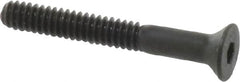 Unbrako - #10-24 UNC Hex Socket Drive, 82° Flat Screw - Alloy Steel, Black Oxide Finish, 1-1/2" OAL - Americas Industrial Supply