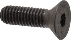 Unbrako - #10-32 UNF Hex Socket Drive, 82° Flat Screw - Alloy Steel, Black Oxide Finish, 5/8" OAL - Americas Industrial Supply
