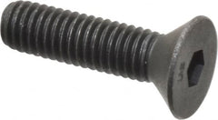 Unbrako - #10-32 UNF Hex Socket Drive, 82° Flat Screw - Alloy Steel, Black Oxide Finish, 3/4" OAL - Americas Industrial Supply