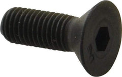 Unbrako - 1/4-28 UNF Hex Socket Drive, 82° Flat Screw - Alloy Steel, Black Oxide Finish, 3/4" OAL - Americas Industrial Supply