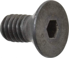 Unbrako - 5/16-18 UNC Hex Socket Drive, 82° Flat Screw - Alloy Steel, Black Oxide Finish, 5/8" OAL - Americas Industrial Supply