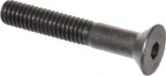 Unbrako - 5/16-18 UNC Hex Socket Drive, 82° Flat Screw - Alloy Steel, Black Oxide Finish, 2" OAL - Americas Industrial Supply