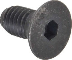 Unbrako - 3/8-16 UNC Hex Socket Drive, 82° Flat Screw - Alloy Steel, Black Oxide Finish, 3/4" OAL - Americas Industrial Supply