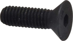 Unbrako - 3/8-16 UNC Hex Socket Drive, 82° Flat Screw - Alloy Steel, Black Oxide Finish, 1-1/4" OAL - Americas Industrial Supply