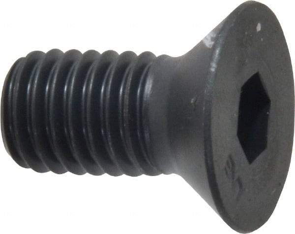 Unbrako - 1/2-13 UNC Hex Socket Drive, 82° Flat Screw - Alloy Steel, Black Oxide Finish, 1" OAL - Americas Industrial Supply