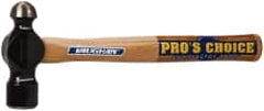 Vaughan Bushnell - 2 Lb Head Ball Pein Hammer - Hickory Handle, 15-3/4" OAL - Americas Industrial Supply